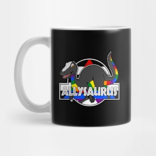 Allysaurus Pride Dinosaur Mug